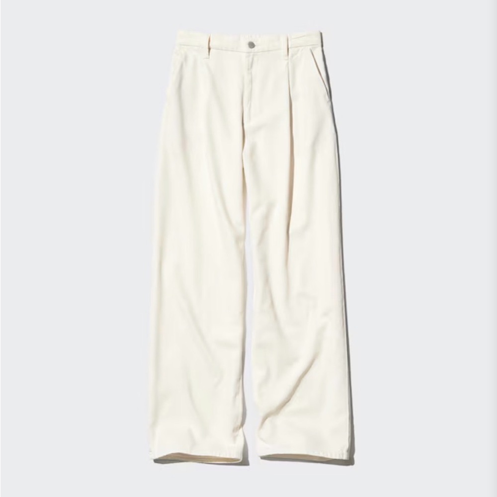 Uniqlo - Drapey Denim Pleated Pants (XS)